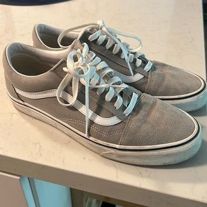 10.5 grey vans worn a couple times